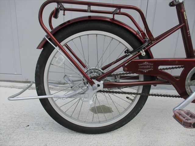 E931☆整備済み☆完成車発送☆中古シティ自転車【エンジ 20インチ 軽快 