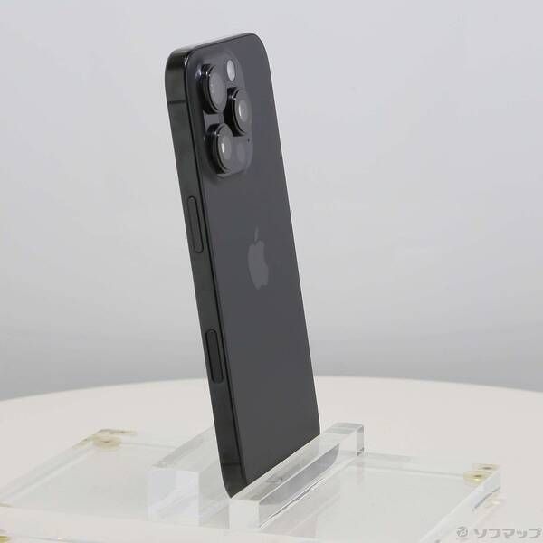 ソフマップ 〔中古品〕 iPhone16 Pro 128GB ブラックチタニウム MYMV3J／A SIMフリー344