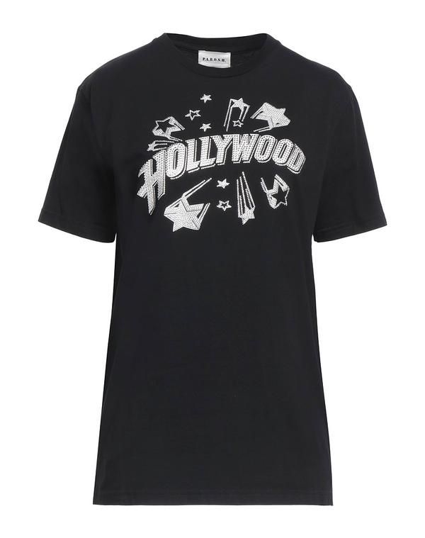 パロッシュ レディース トップス Tシャツ PAROSH Ｔシャツ Black ブラック