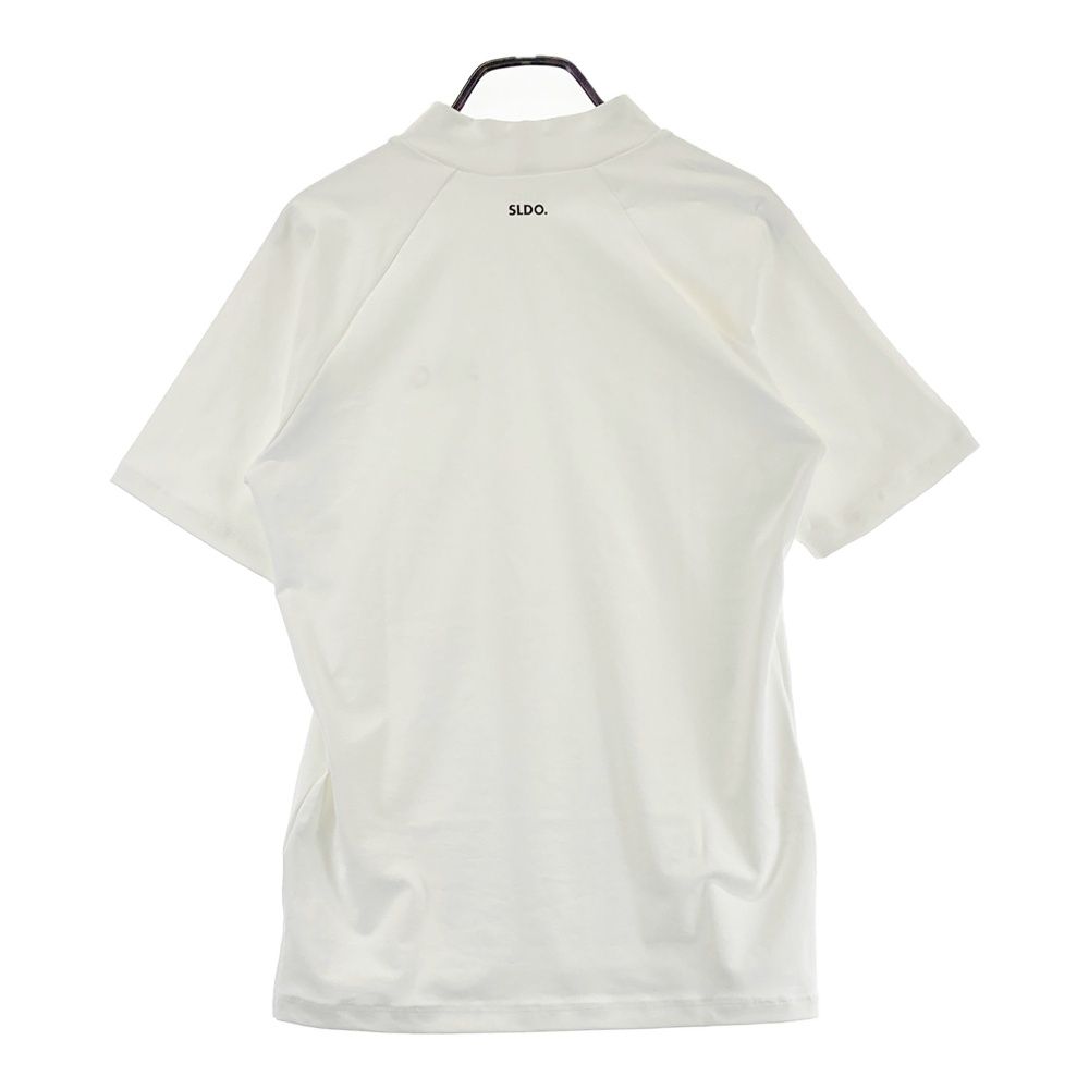 SLDO. ゴルフ モックネックシャツ ホワイト S トップイズム TopIsm
