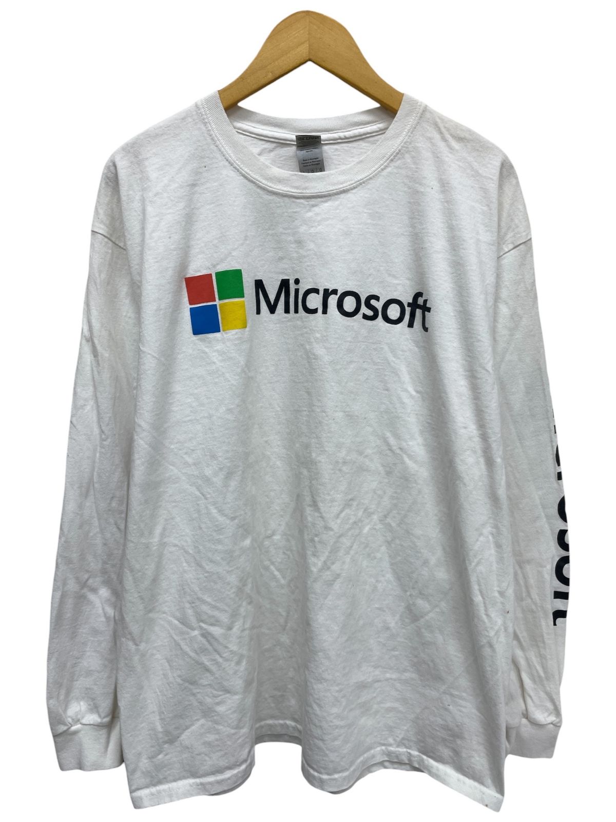 GILDAN (ギルダン) Microsoft マイクロソフト ロゴプリント長袖 
