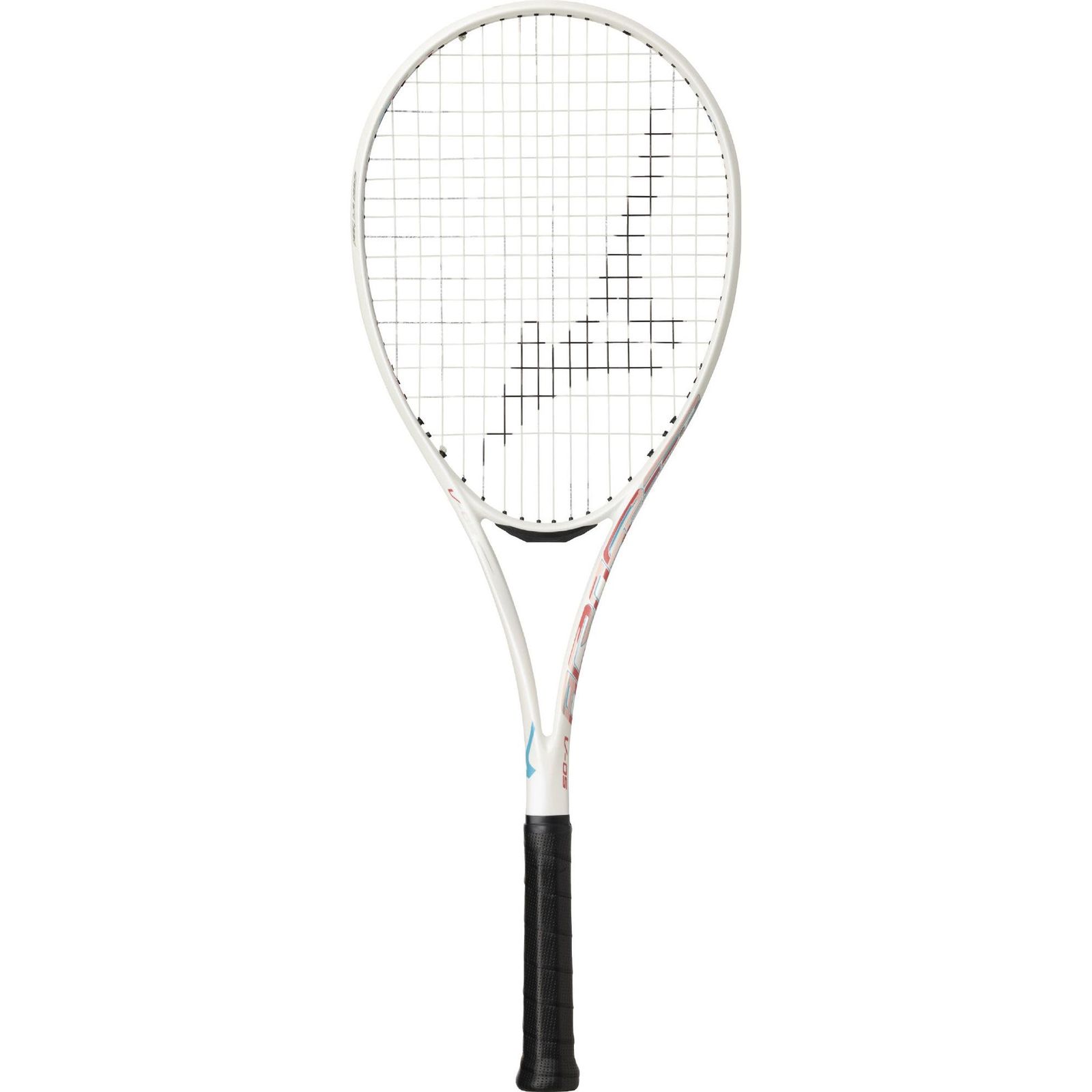 新品 MIZUNO(ミズノ) ソフトテニス ラケット アクロスピード V-05 63JTN6A5 パールホワイト×ターコイズ