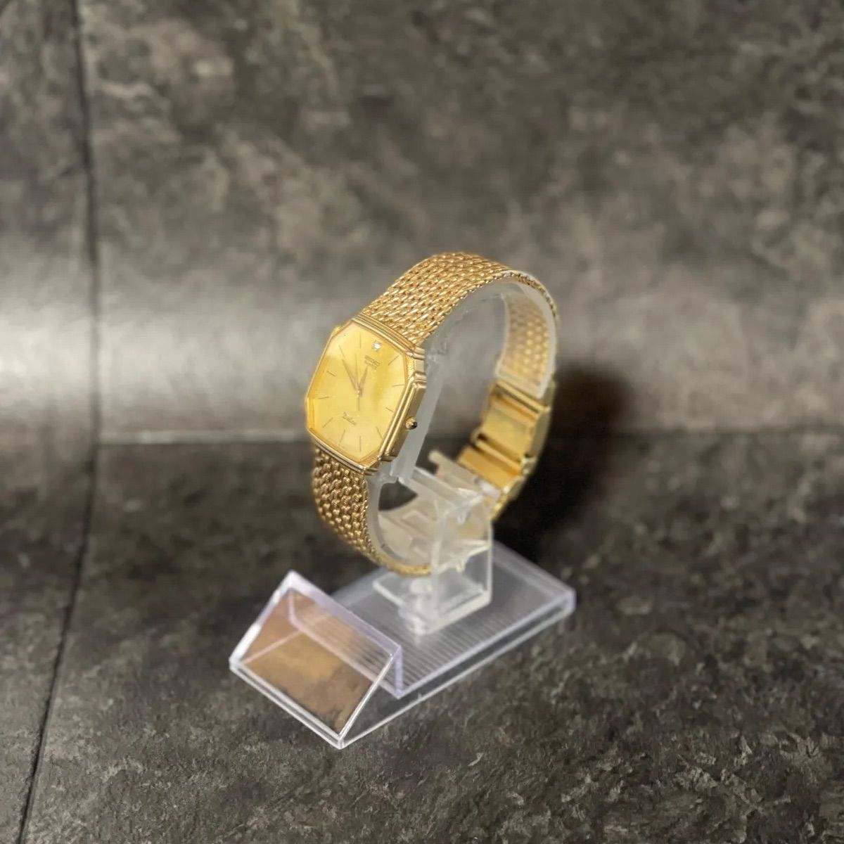 SEIKO ドルチェ 1Pダイヤ 希少ヴィンテージ【稼働品】セイコー DOLCE 
