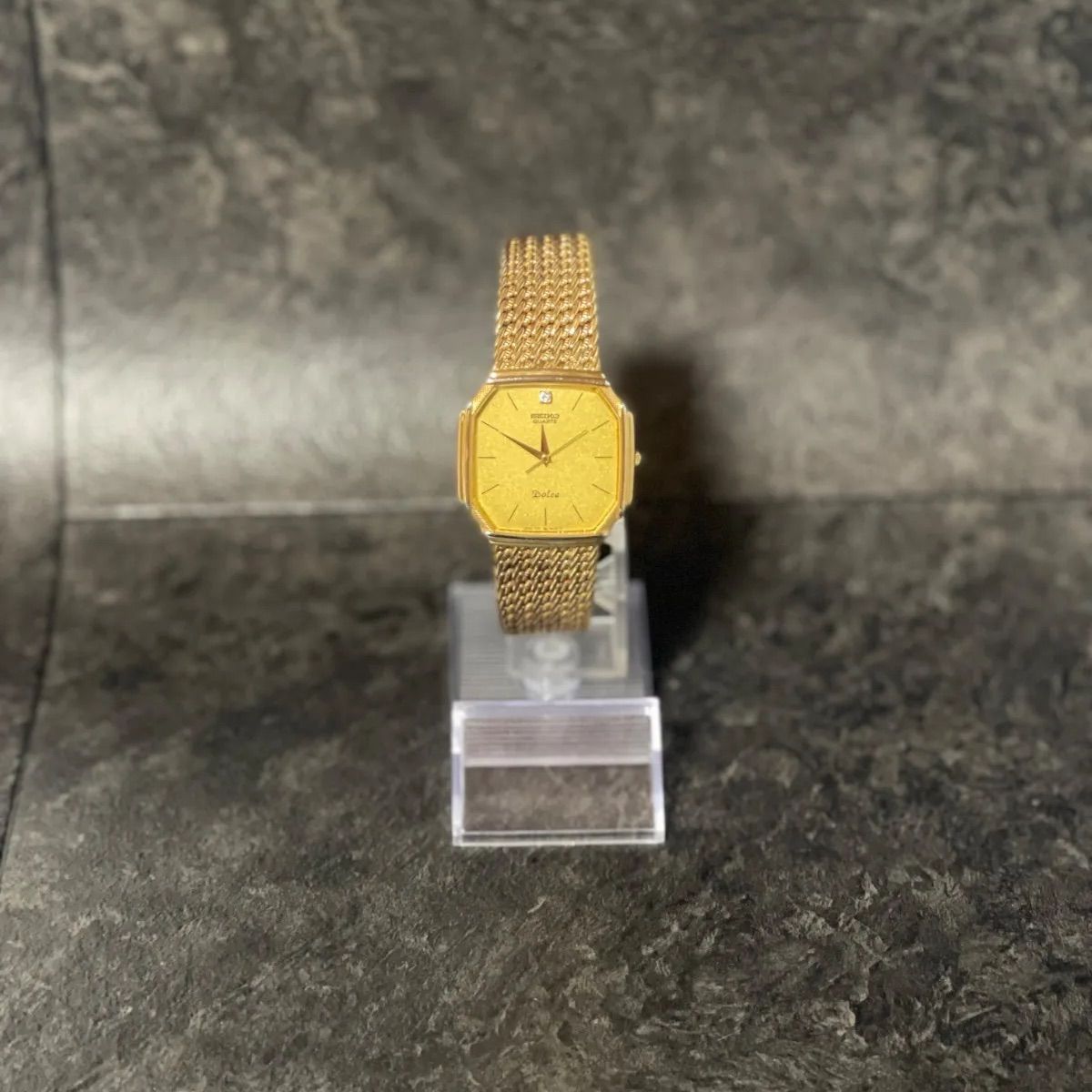 SEIKO ドルチェ 1Pダイヤ 希少ヴィンテージ【稼働品】セイコー DOLCE 