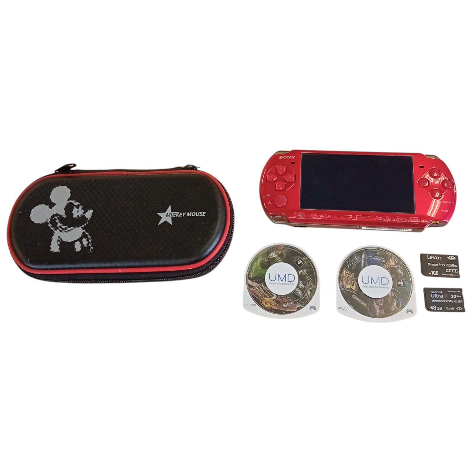 PSP 本体 ケース ソフト2つ付き Amazon | PSP用本革ケース (PSP-2000