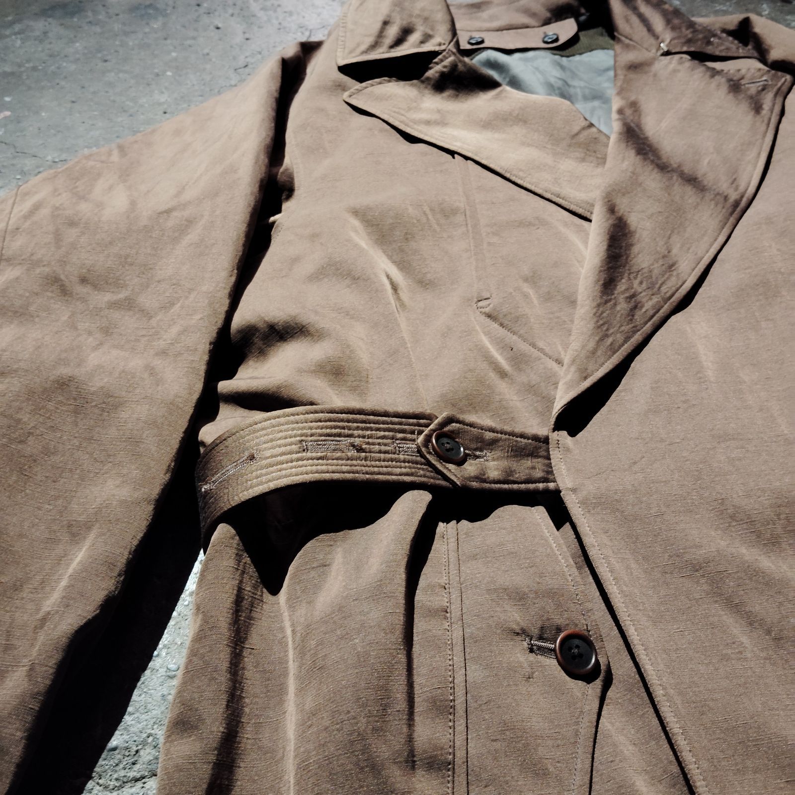 MAATEE&SONS 24AW overcoat サイズ3美品 MAATEE&SONS 24aw OVERCOAT BROWN 3 マーティーアンドサンズ 2024aw