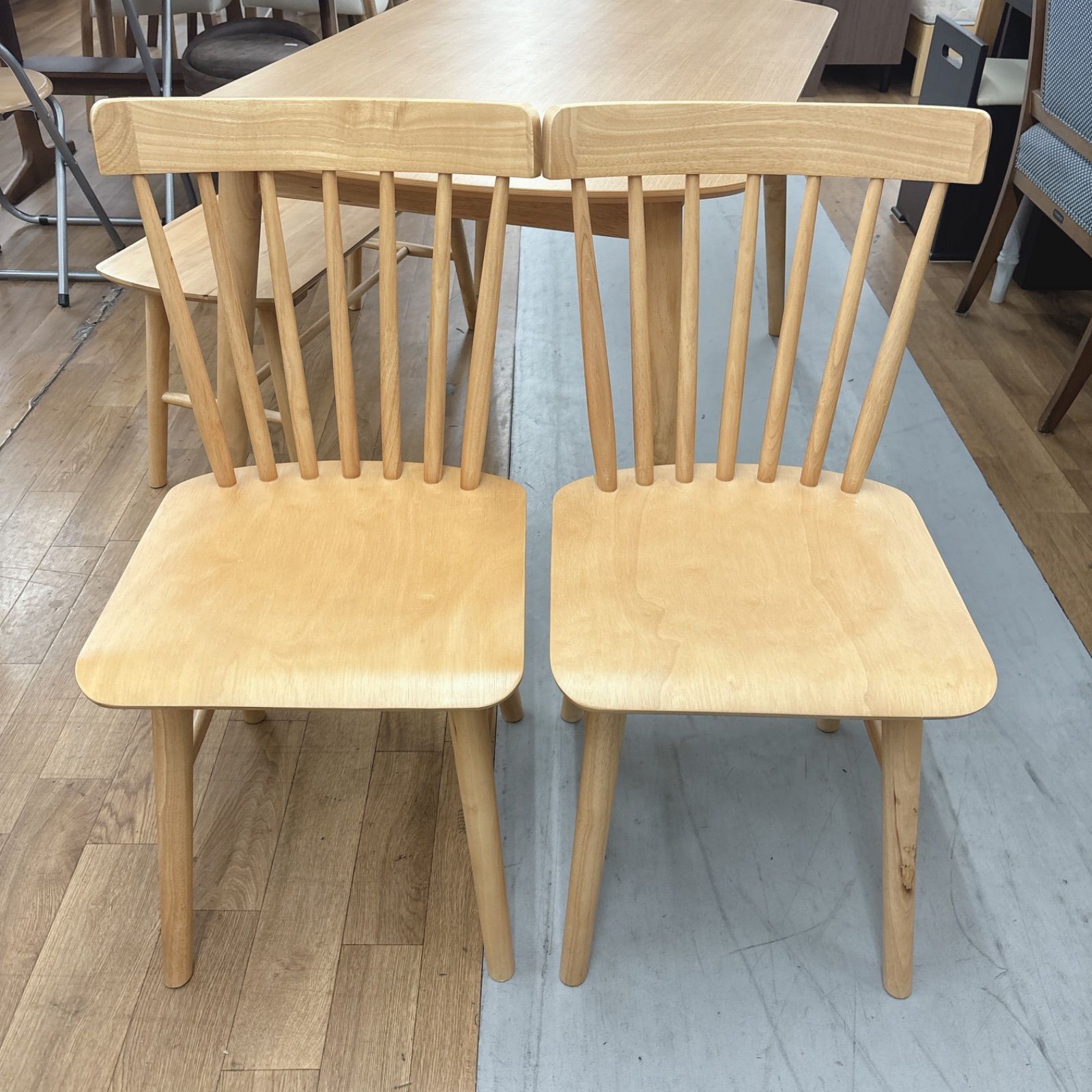 I676 ? 名古屋市近郊配送設置無料！ 大川家具 株式会社サン 天然木 