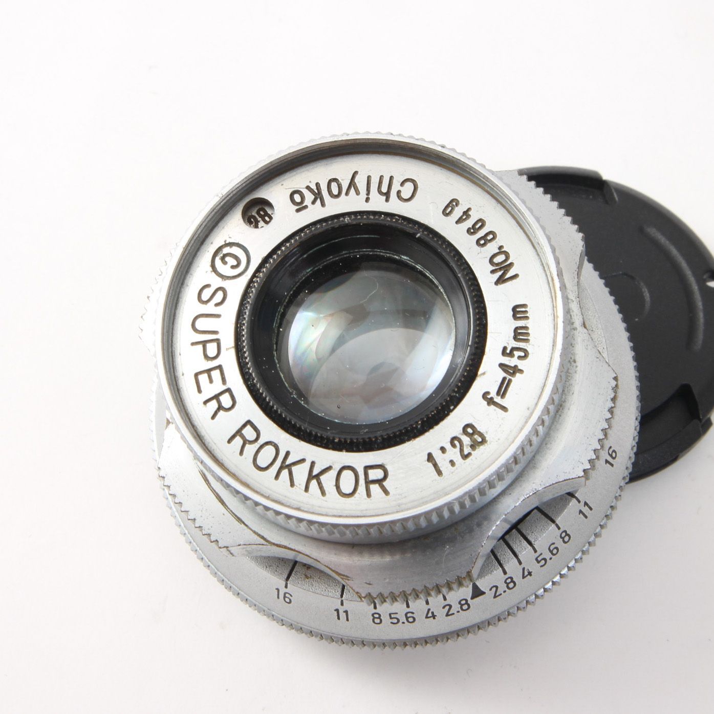 MINOLTA ミノルタ Chiyko SUPER ROKKOR 45mm F2.8 千代田光学 L39