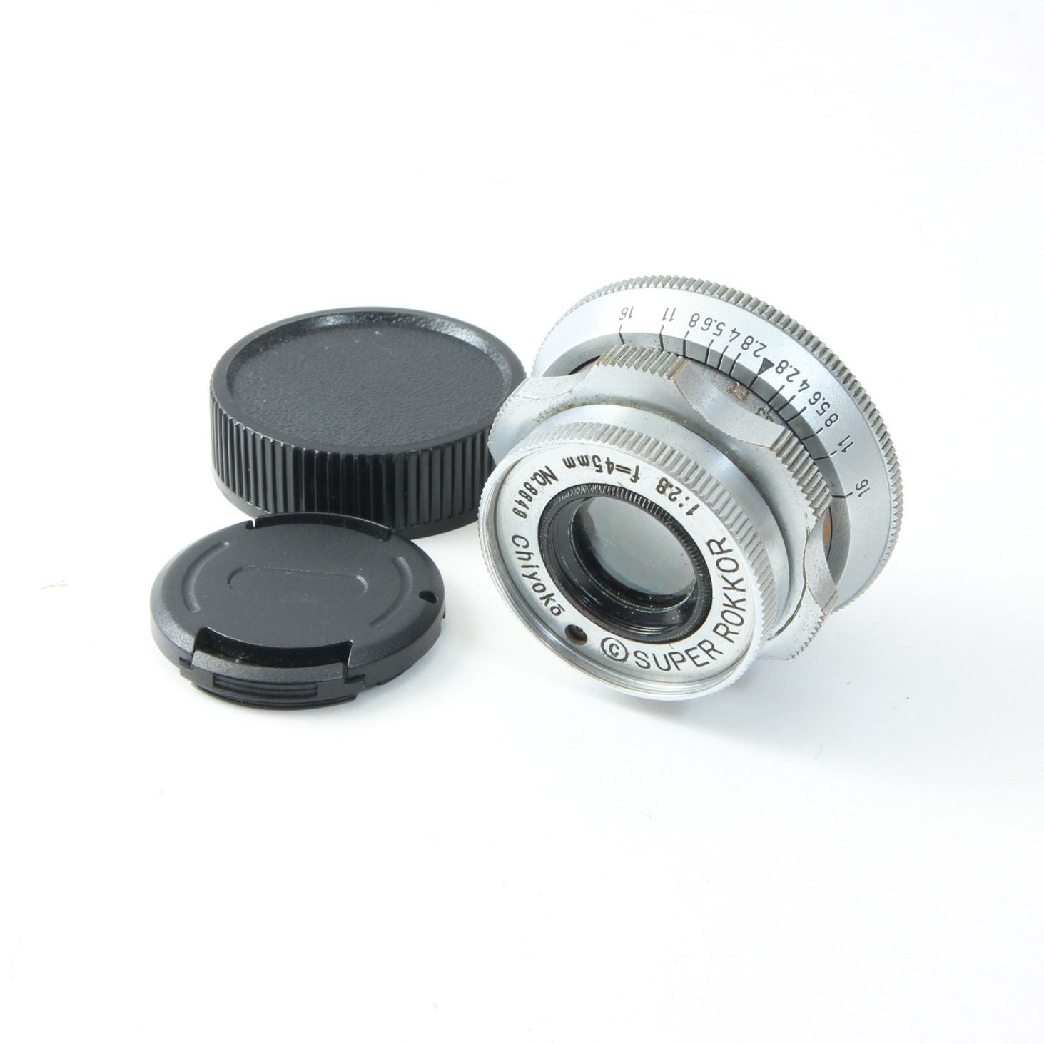 MINOLTA ミノルタ Chiyko SUPER ROKKOR 45mm F2.8 千代田光学 L39