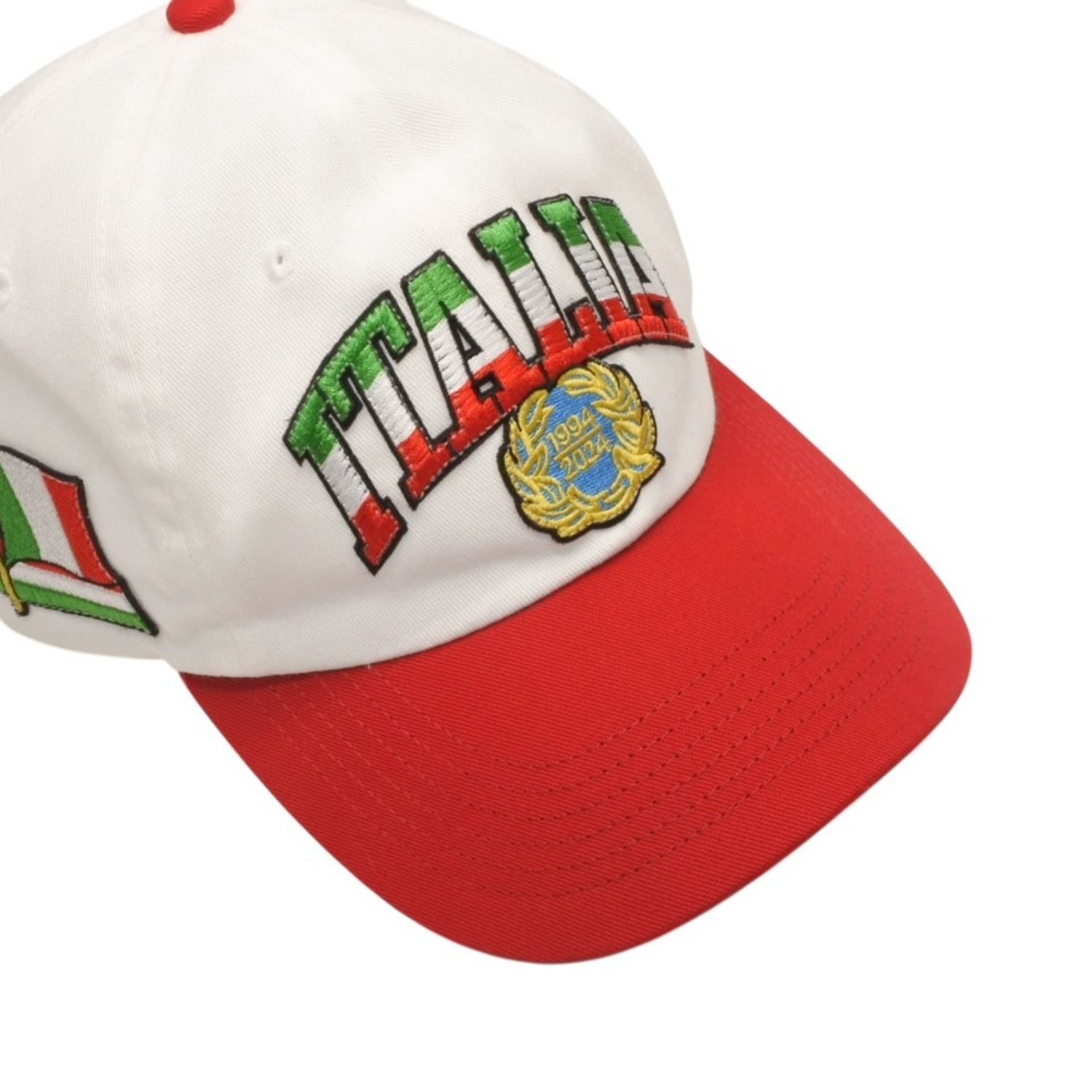 新品同様 Supreme シュプリーム 24SS Italia 6-Panel Cap イタリア 6 
