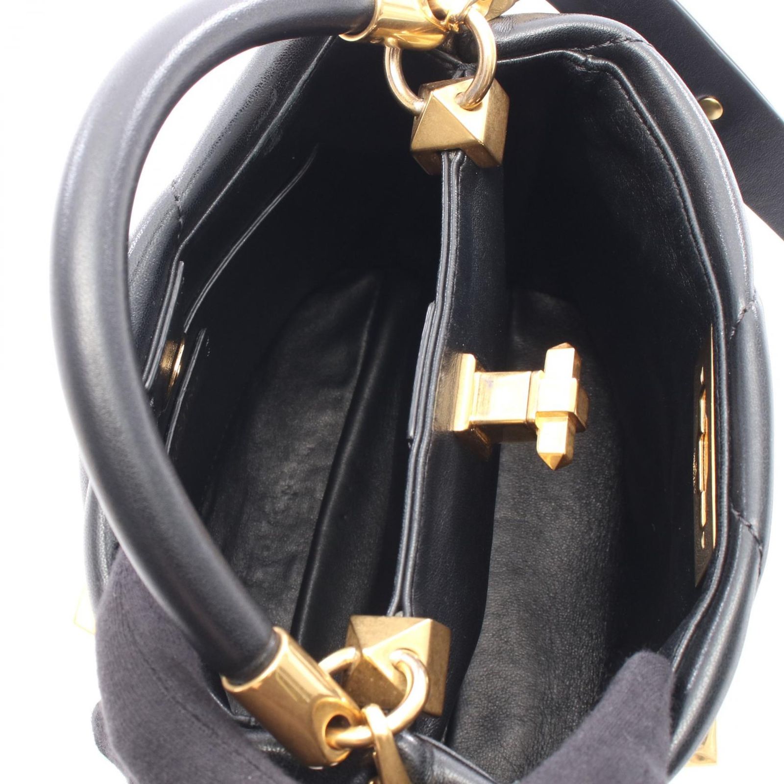 ヴァレンチノ Valentino ハンドバッグ ローマンスタッズ ブラック 