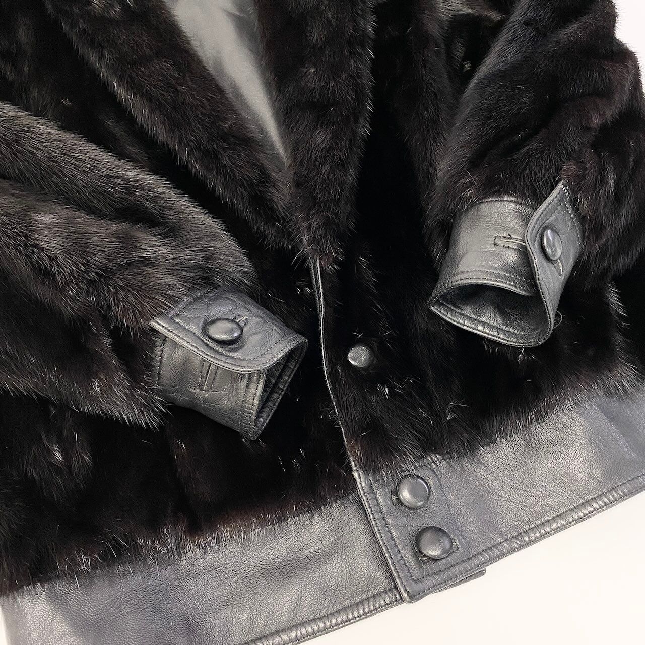 44c21 MG Sable Fur リバーシブル ダークミンクファー コート 44c21 MG Sable Fur リバーシブル ダークミンクファー コート