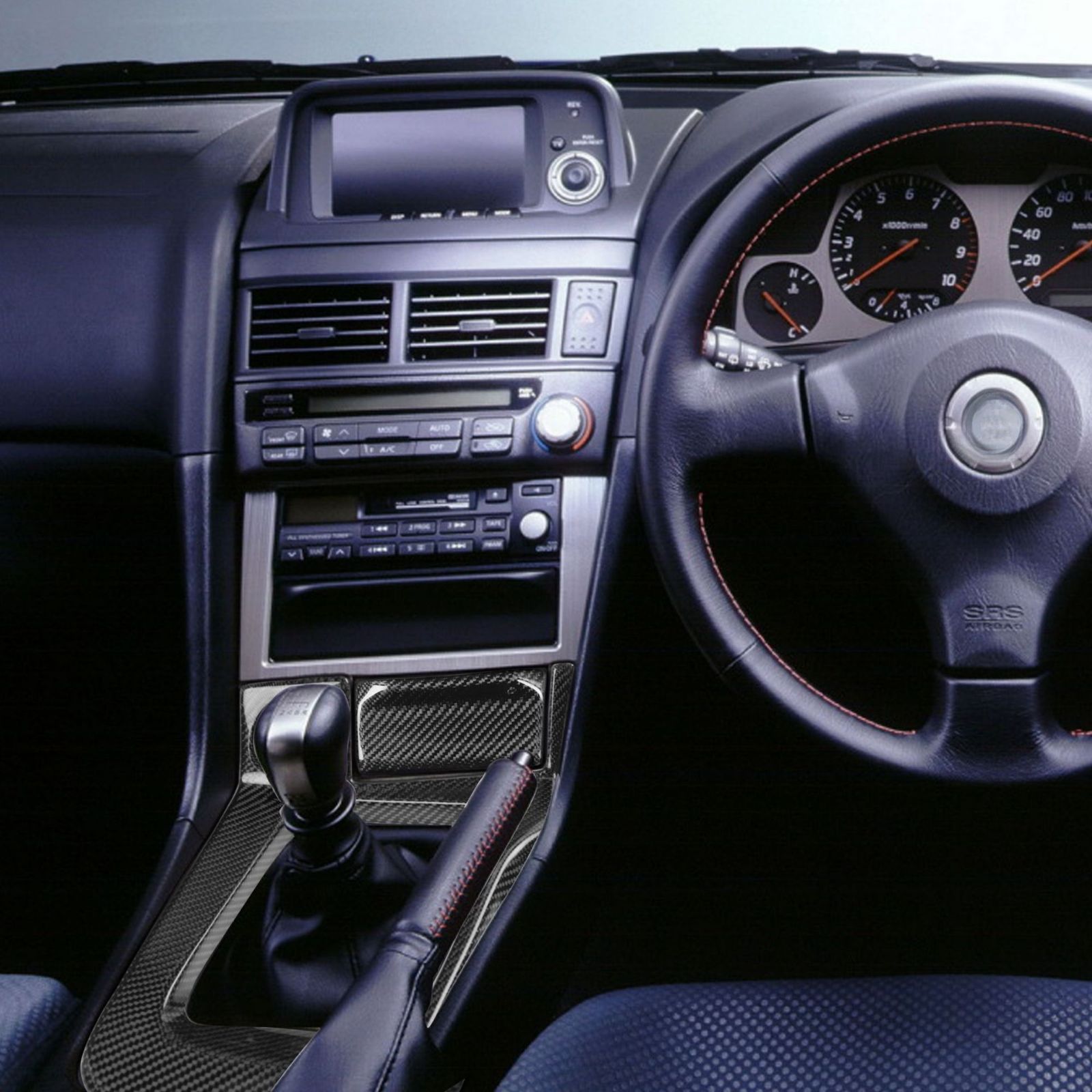 日産 Nissan Skyline GT-R R34 BNR34 専用 カーボンファイバー 