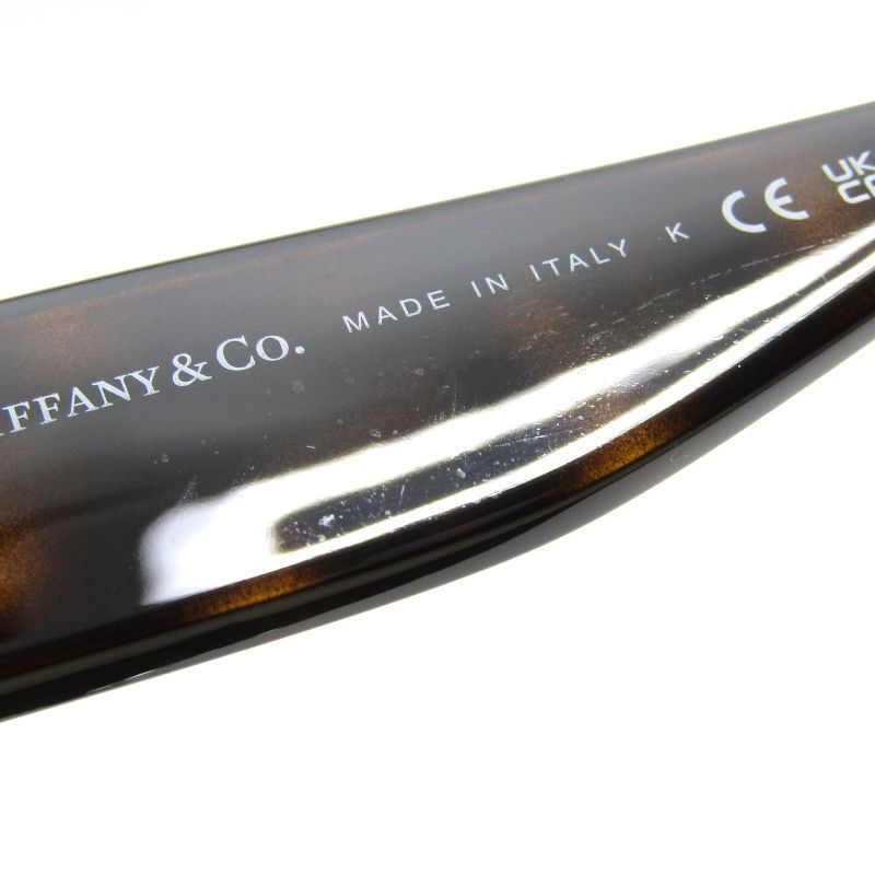 未使用 Tiffany&amp;Co. ティファニー サングラス TF 4218-F イタリア製 ウェリントン キャットアイ 8015/3G ハバナ/ゴールド 54000576 未使用 Tiffany&Co. ティファニー サングラス TF 4218-F イタリア製