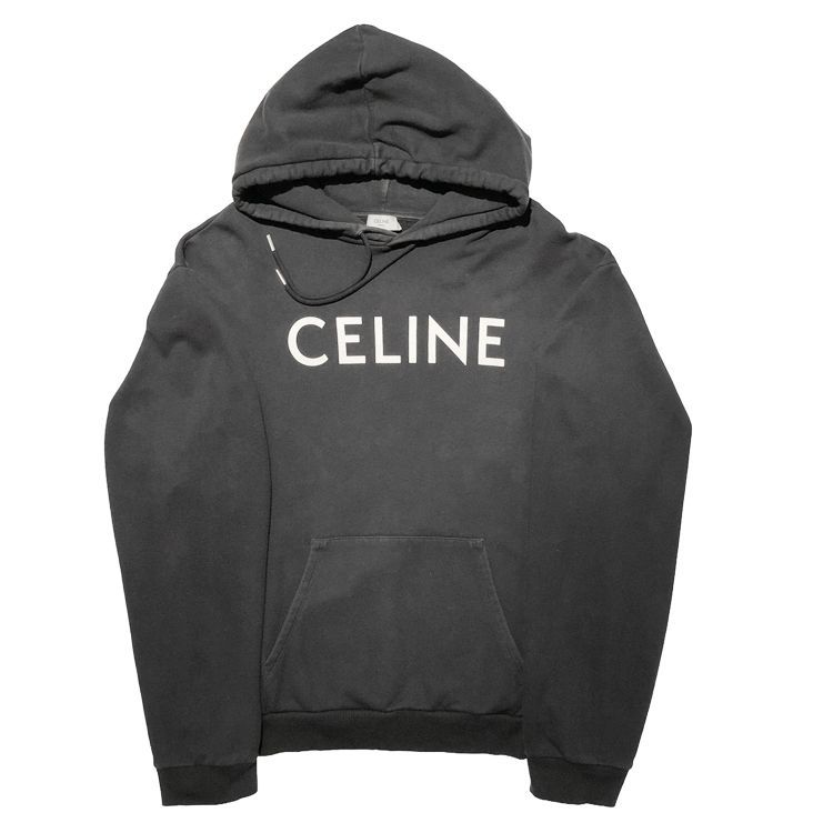 CELINE セリーヌ フロントロゴプリント ルーズフーディー CELINE セリーヌ フロントロゴプリント ルーズフーディー