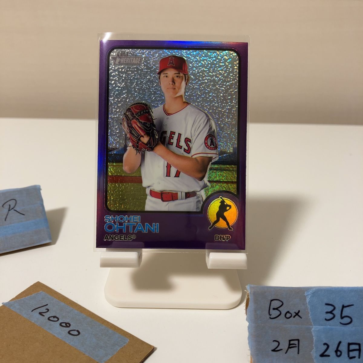 2022 Topps Heritage Shohei Ohtani Los Angeles Angels Chrome 