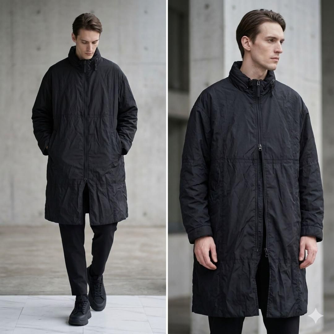 ジャケット・アウター ISSEY MIYAKE MEN Parachute coat 2way BLK ISSEY MIYAKE MEN Parachute coat 2way BLK - メルカリ