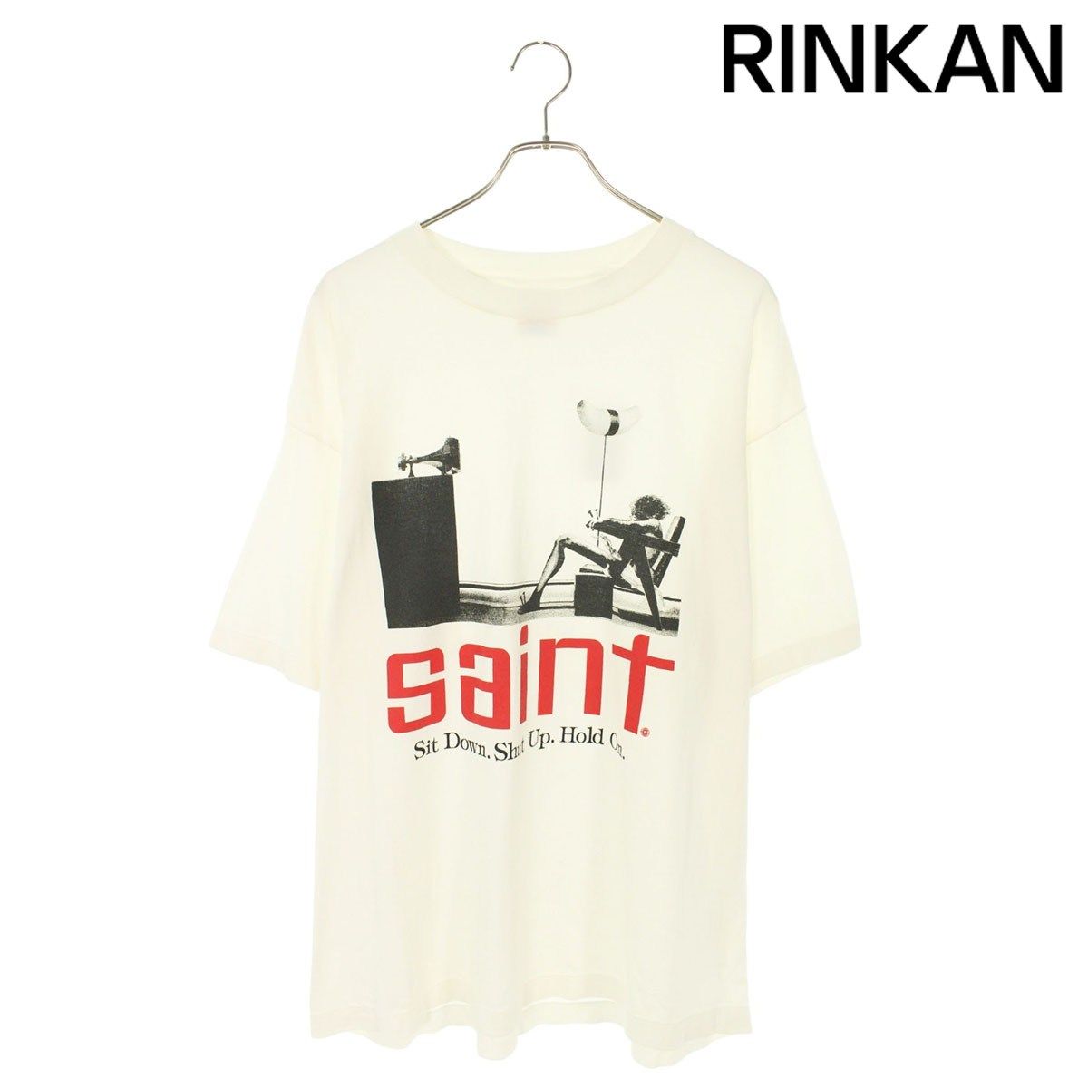 セントマイケル SM-HR8-0000-022 SAINTプリントTシャツ メンズ XL 