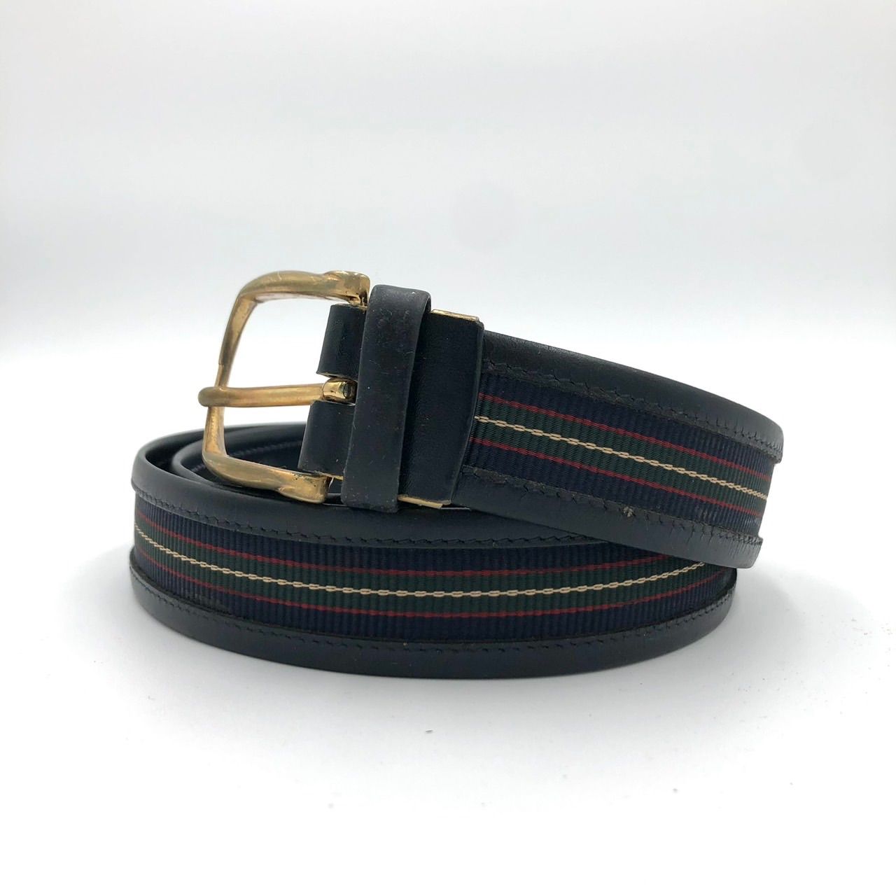 dunhill ベルト レザー ダンヒル 黒 ブラック レザーベルト belt 5穴
