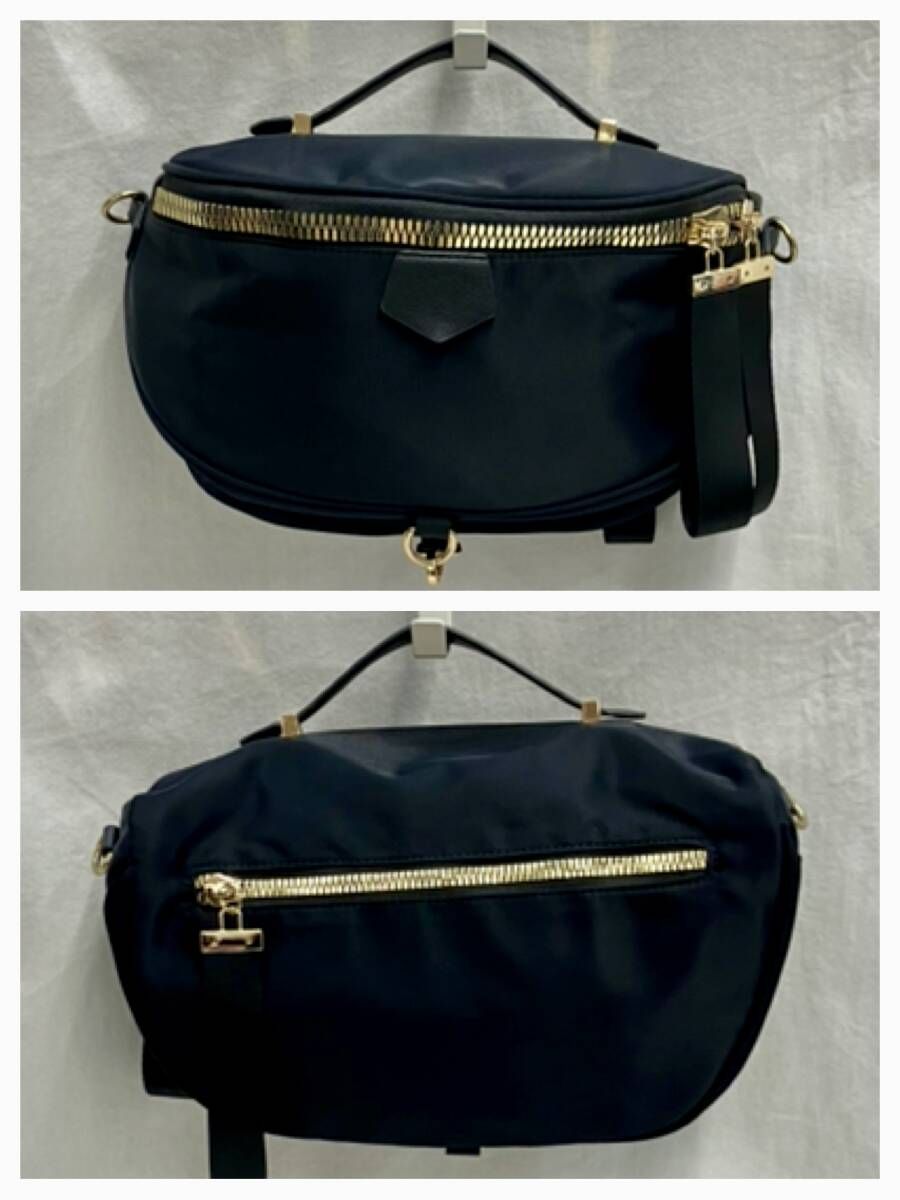 PECHINCHAR ペシンシャ 2way メタル ファスナー ショルダーバッグ