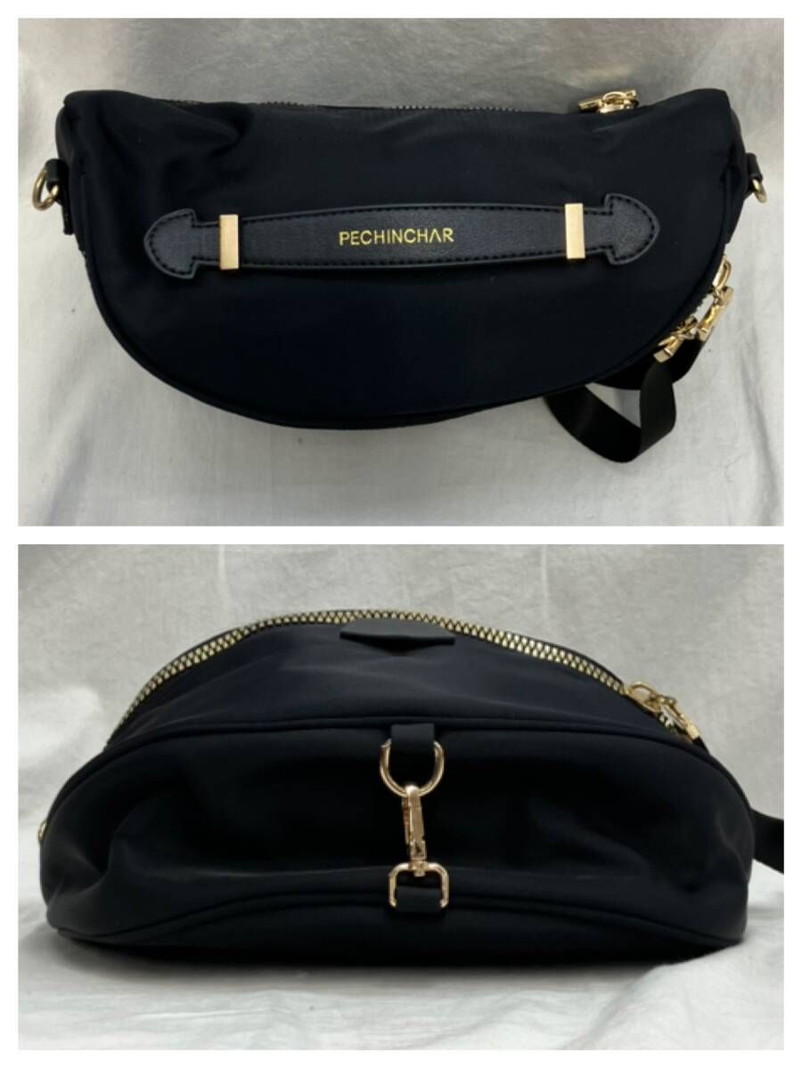 PECHINCHAR ペシンシャ 2way メタル ファスナー ショルダーバッグ