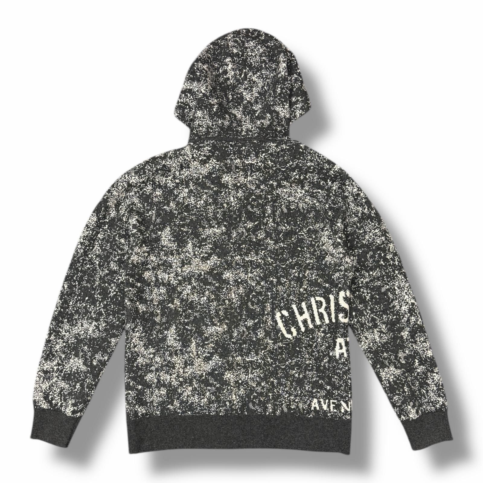 Dior 20AW Wool Noise Whole Pattern Zip Hoodie アトリエロゴジップ