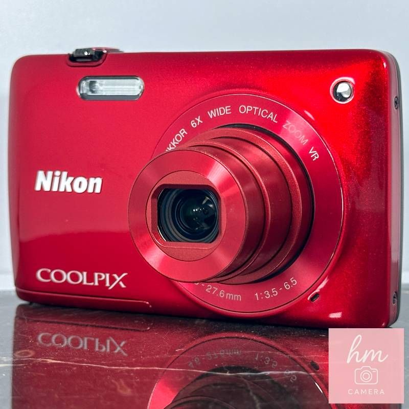 美品】Nikon COOLPIX S4400 レッド コンパクトデジタルカメラ 2000万 