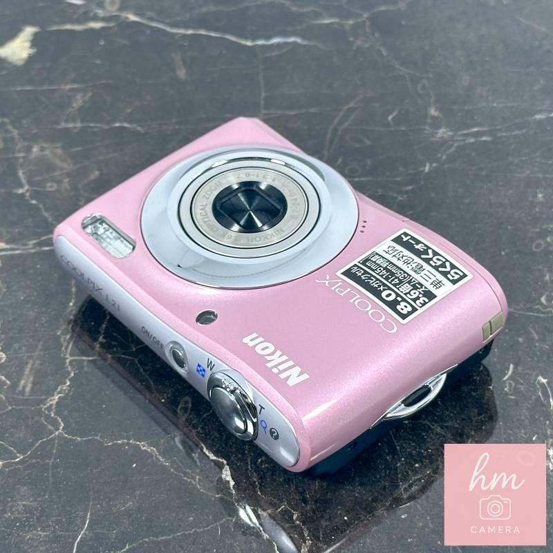 ◯【美品】Nikon COOLPIX L21 ピンク コンパクトデジタルカメラ 800万