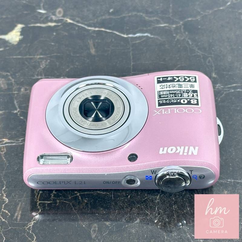 ◯【美品】Nikon COOLPIX L21 ピンク コンパクトデジタルカメラ 800万