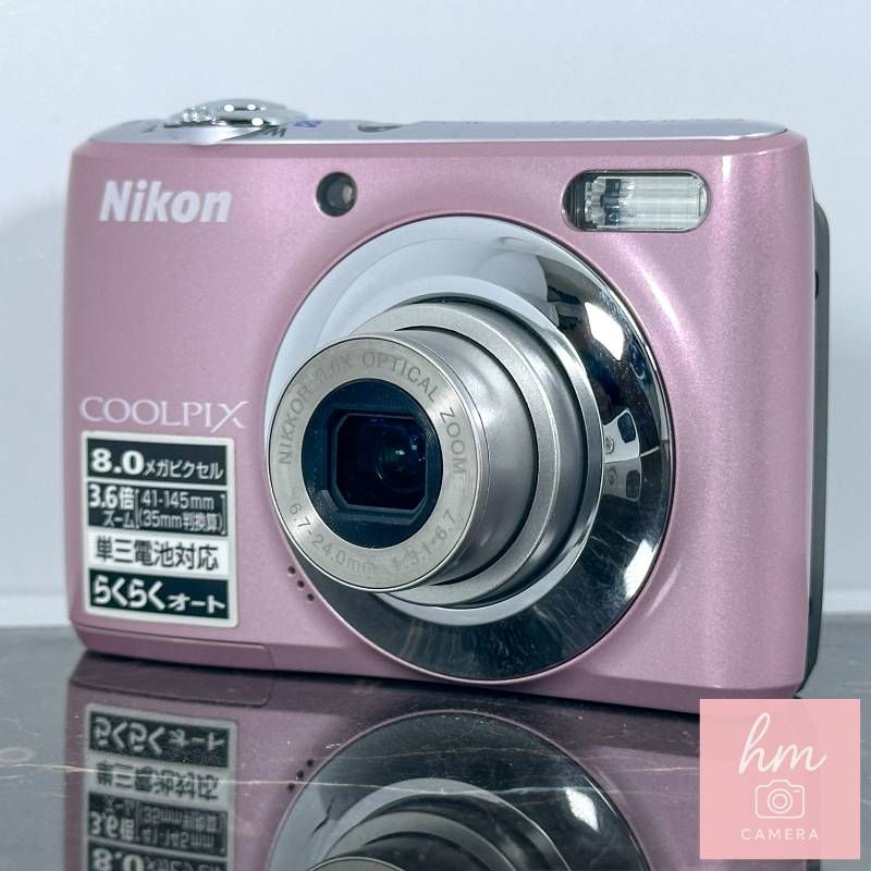 ◯【美品】Nikon COOLPIX L21 ピンク コンパクトデジタルカメラ 800万