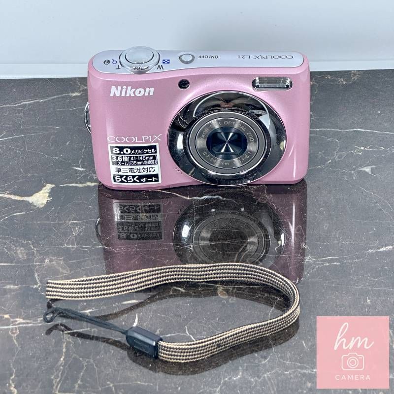 ◯【美品】Nikon COOLPIX L21 ピンク コンパクトデジタルカメラ 800万