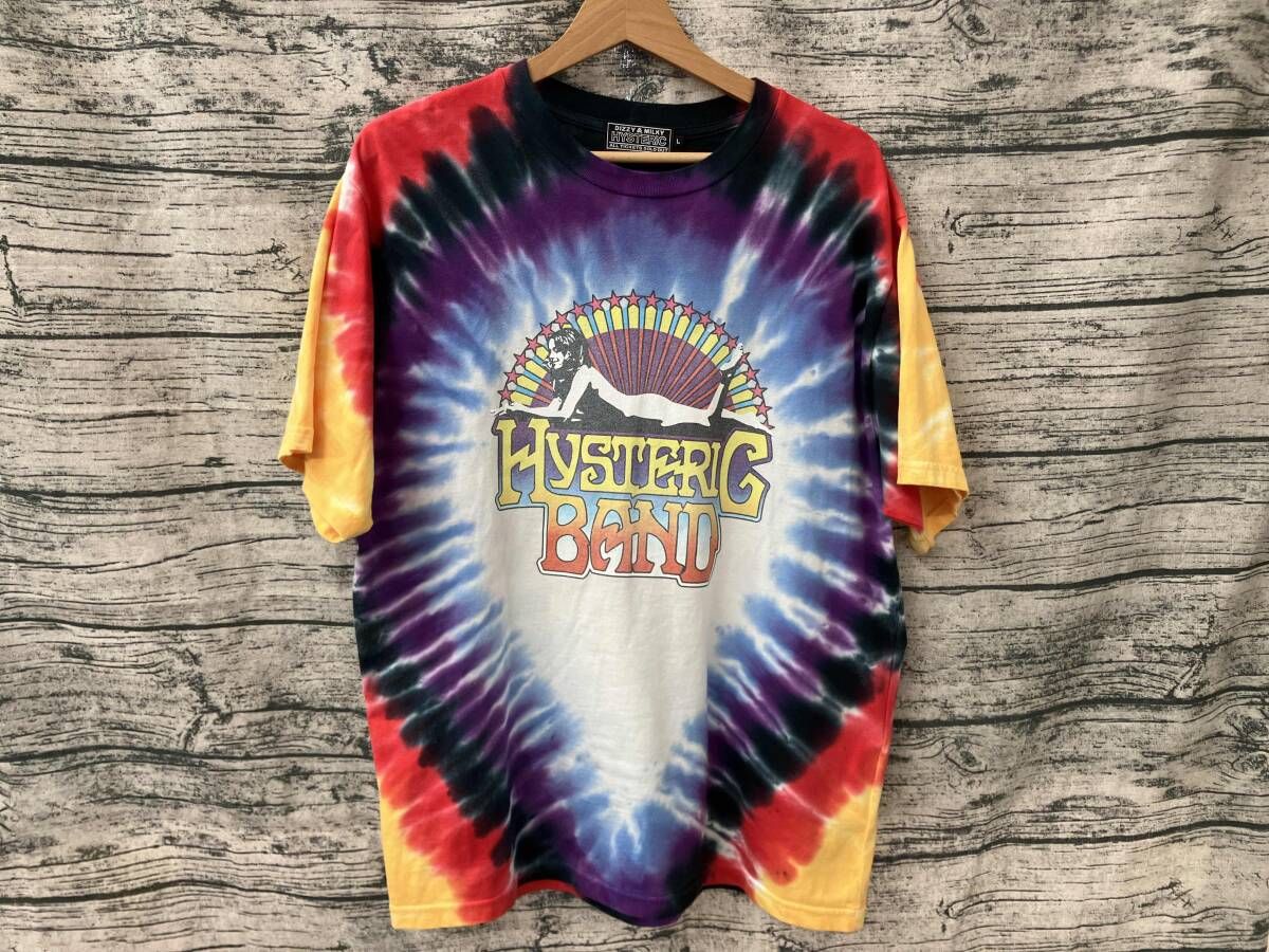 トップス HYSTERIC GLAMOUR／半袖Tシャツ／日本製／タイダイ柄／サイケ 
