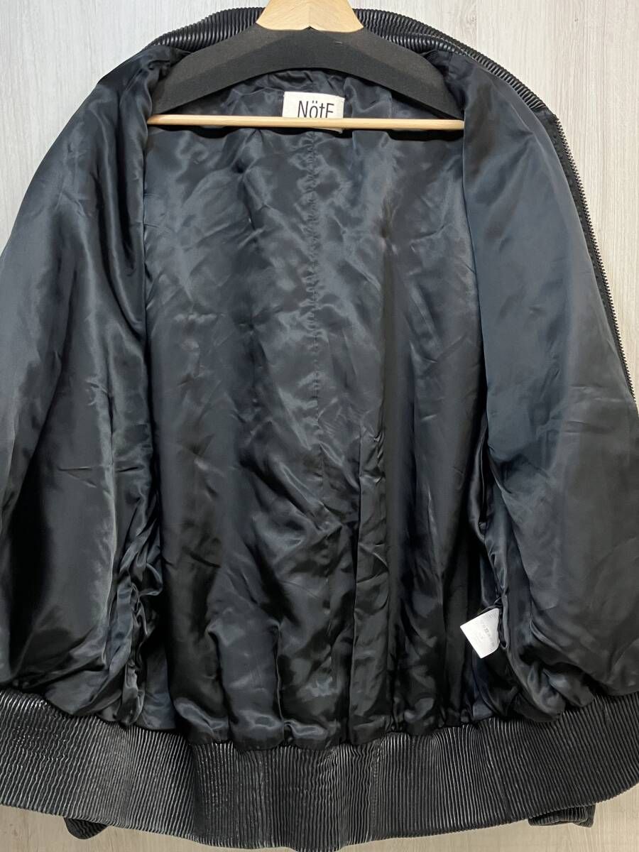 NötE Ballon Bomber Jacket 本革 レザー バロン ボンバー ジャケット