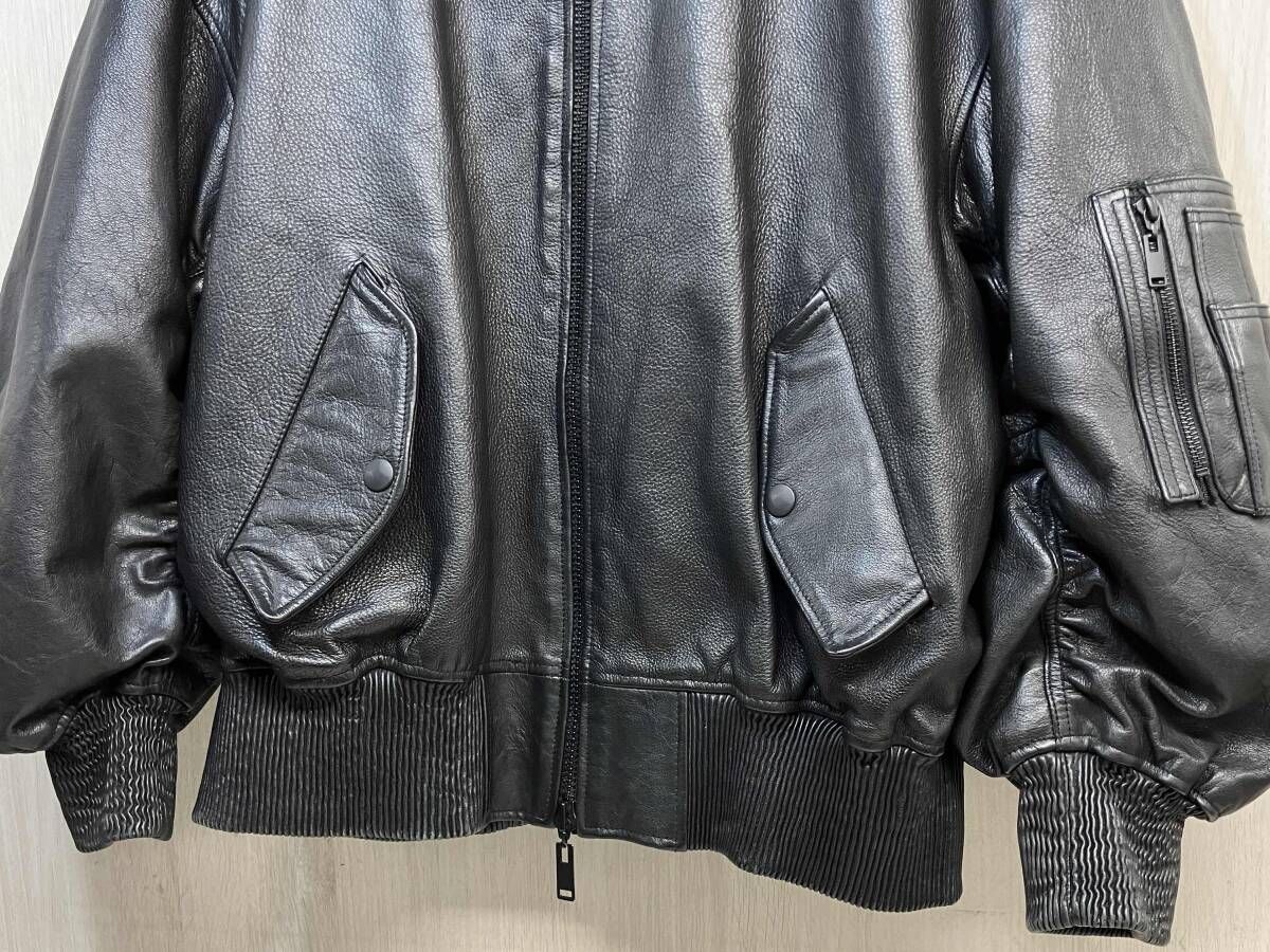 NötE Ballon Bomber Jacket 本革 レザー バロン ボンバー ジャケット
