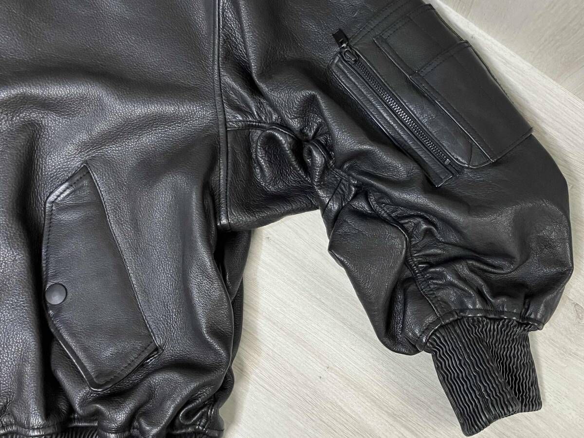 NötE Ballon Bomber Jacket 本革 レザー バロン ボンバー ジャケット