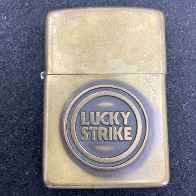 ZIPPO 1994年製 ラッキーストライク 立体ロゴメタル貼り