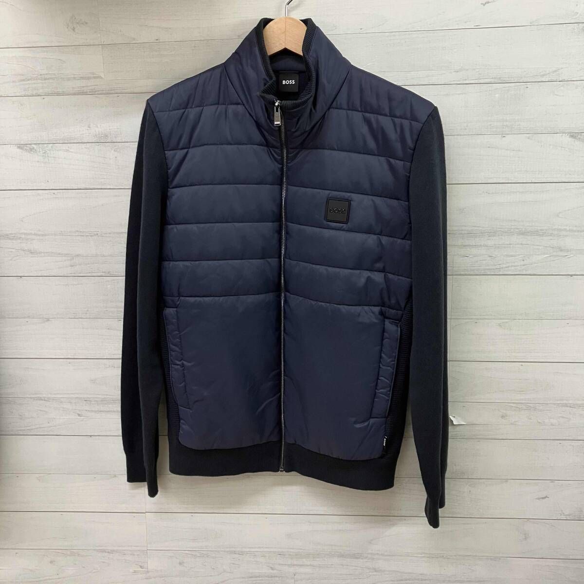 HUGO BOSS ヒューゴボス ジャケット ニット 中綿ブルゾン Lavando 