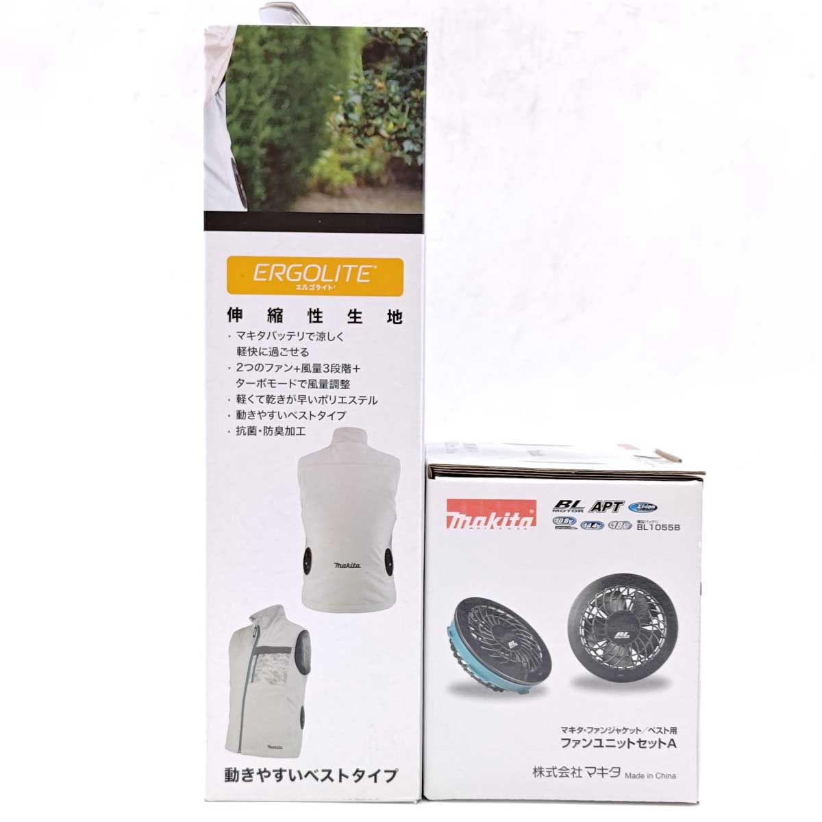 未使用】マキタ 充電式ファンベスト FV213DZ サイズM 新ファンユニット 