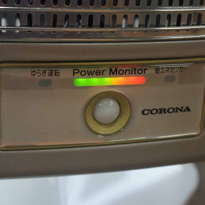 CORONA 遠赤外線電気ストーブコアヒート DH-1216R シャンパンシルバー