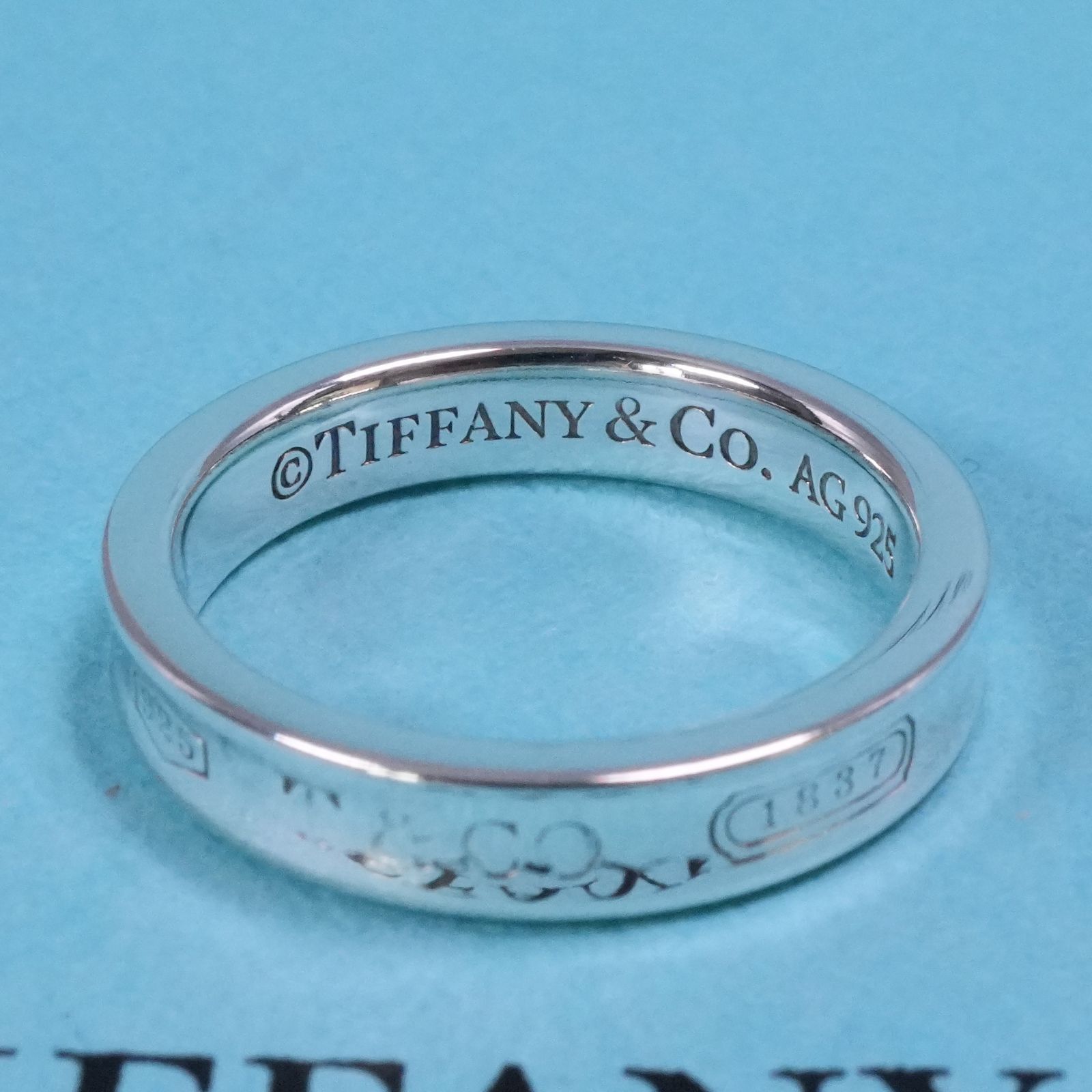 専用【極美品✨ティファニーリング12.5（12）1837SV TIFFANY指輪 極美品12.5号 ティファニー 1837 ナロー スリム リング/25-1694S