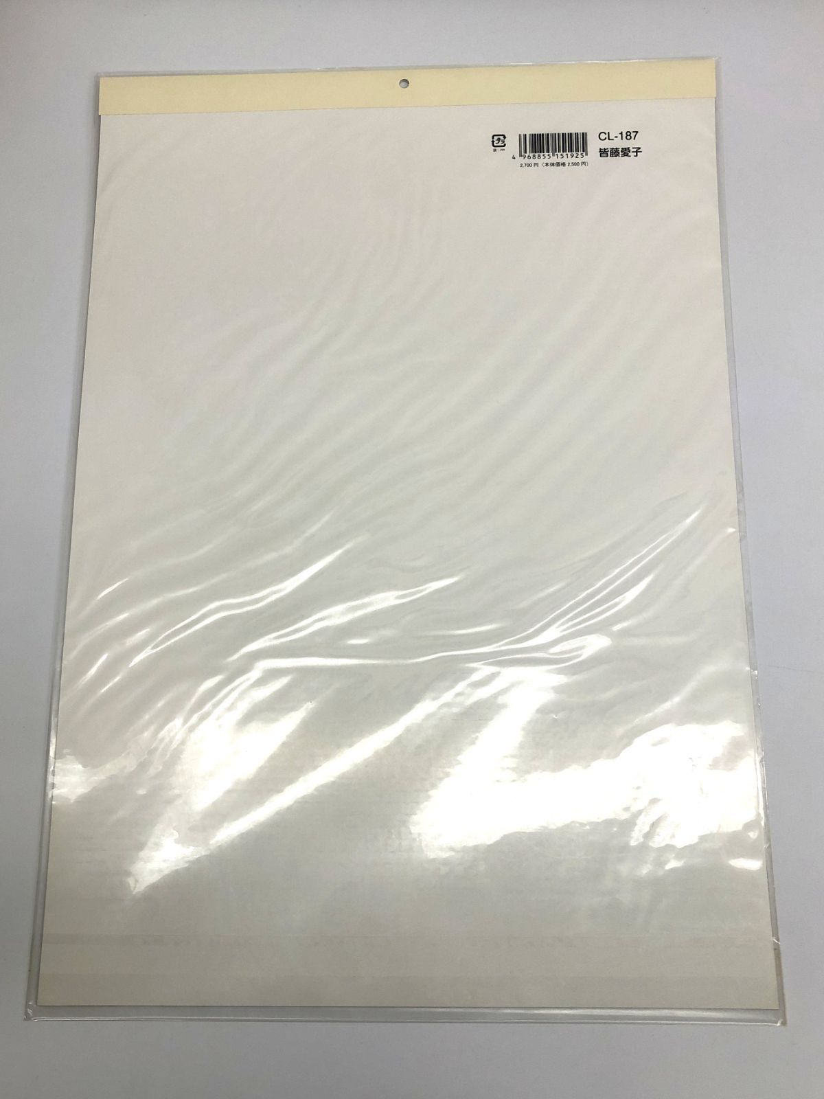 未開封保管品 皆藤 愛子直筆サイン入り カレンダー 2015年度 B3 壁掛け 非売品