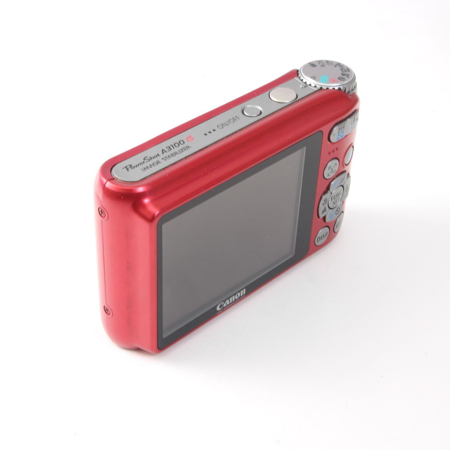 Canon キャノン PowerShot A3100 IS レッド コンパクトデジタルカメラ 