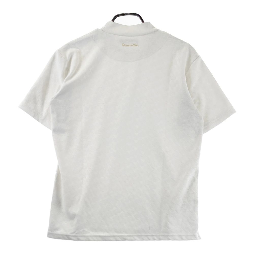 サイズ：M RESURRECTION レザレクション 半袖モックネックTシャツ