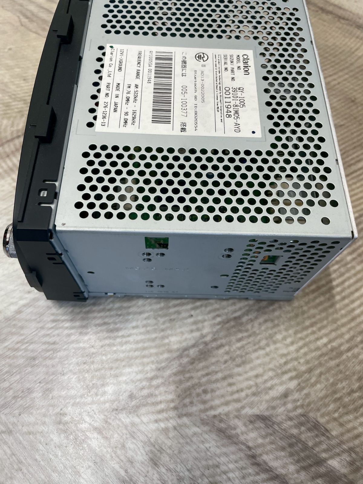 QY-1005 Clarion スズキ純正ナビナビゲーション - メルカリ