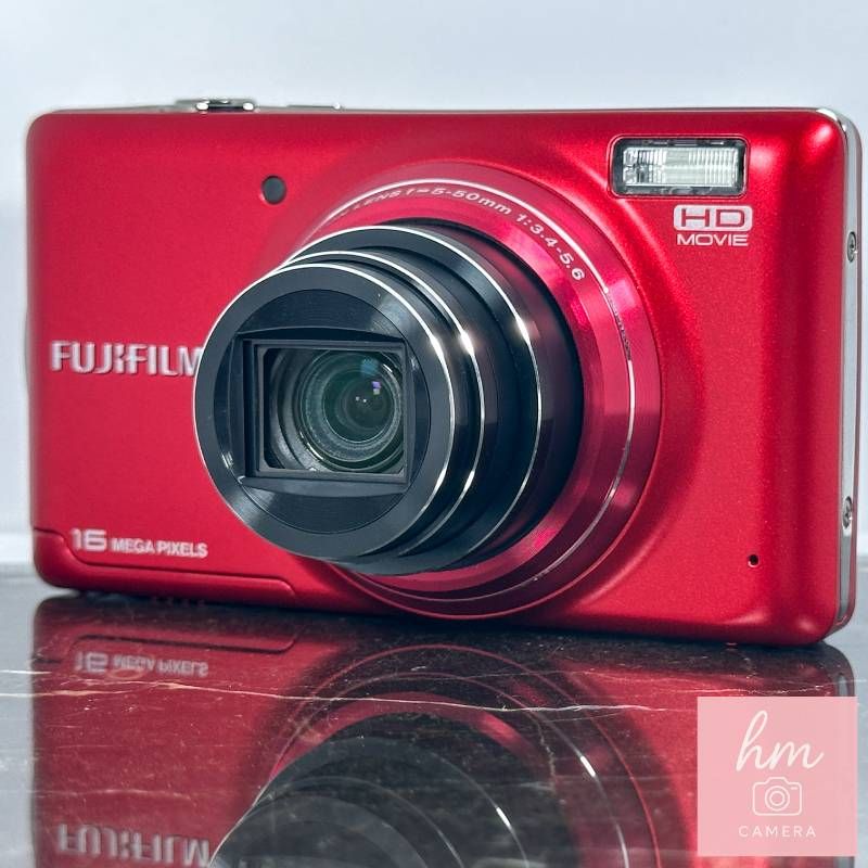 カメラ （美品）FUJIFILM T400 コンパクトデジタルカメラ レッド