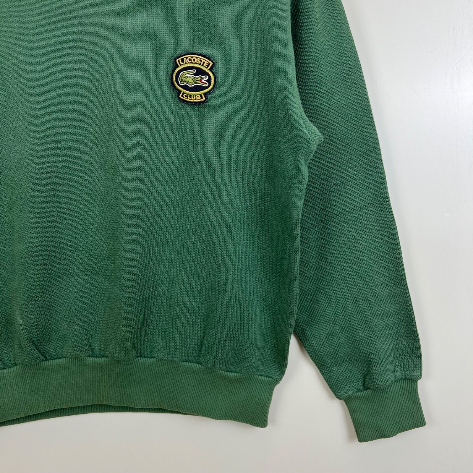LACOSTE 70s vintage CLUB patch logo sweatshirts 3 L ラコステ 