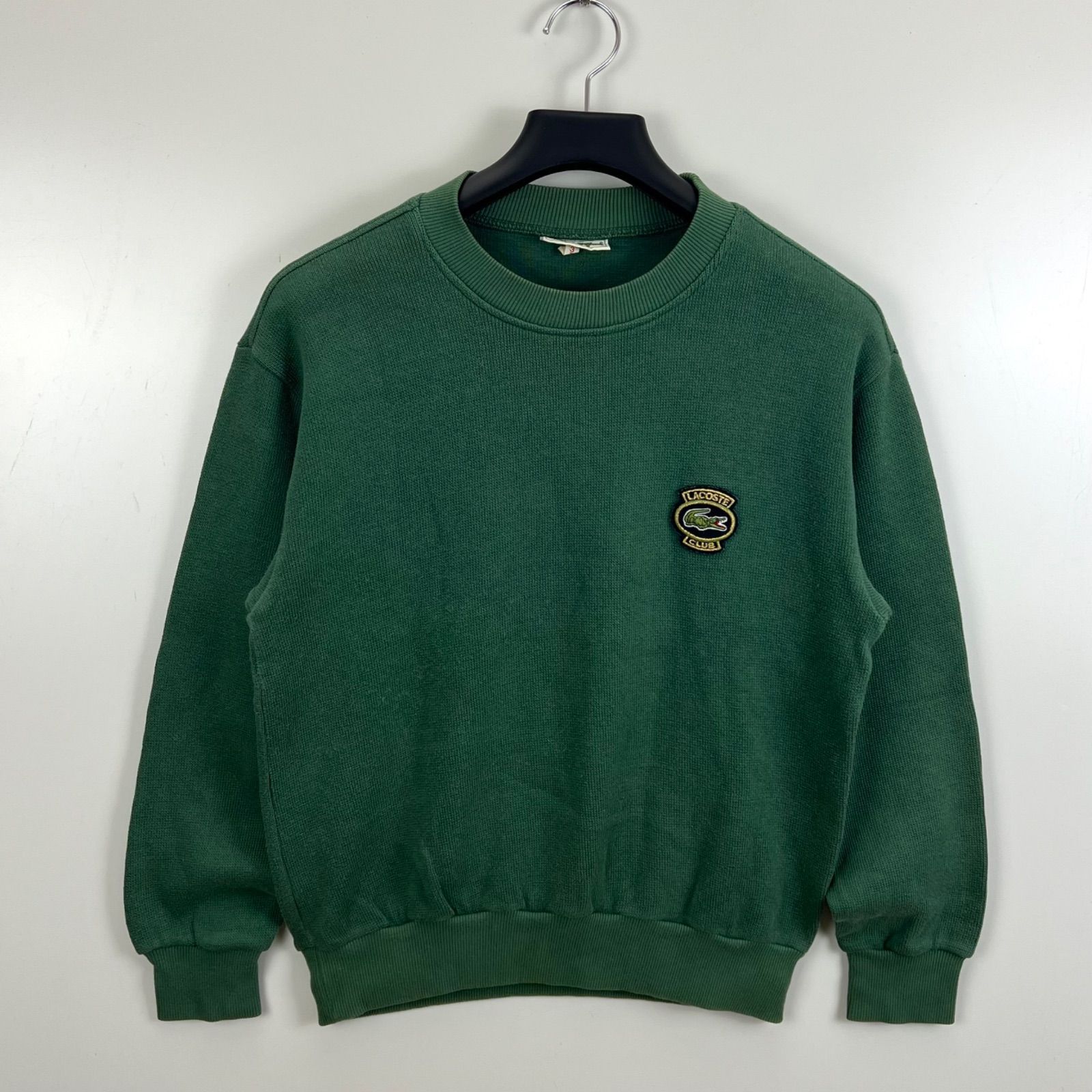 LACOSTE 70s vintage CLUB patch logo sweatshirts 3 L ラコステ