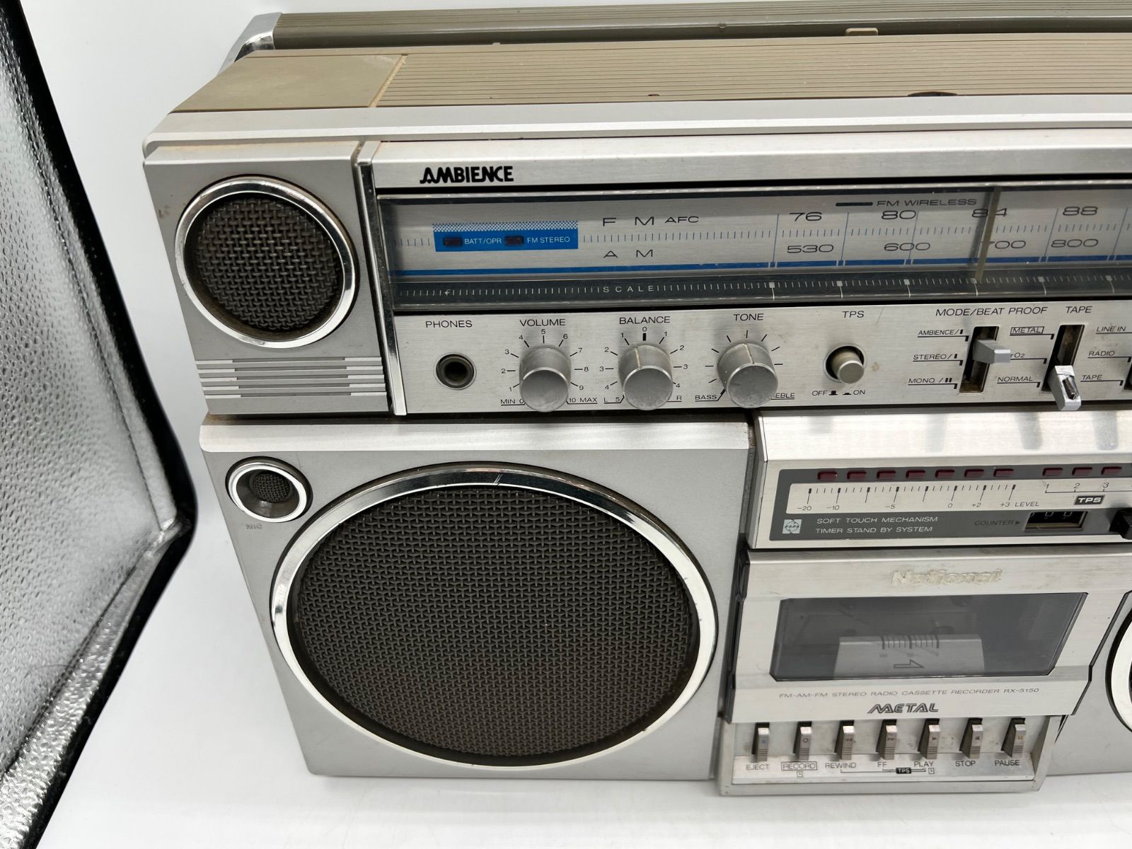 📻訳ありジャンク📻 National ナショナル ラジカセ RX-5150 FM/AM対応