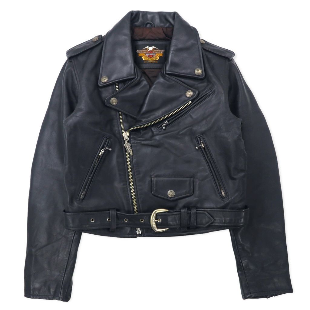 HARLEY DAVIDSON ダブル ライダースジャケット レザージャケット S 