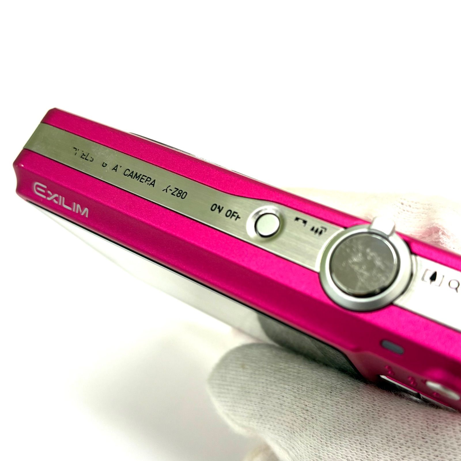 カメラ CASIO EXILIM EX-Z80 充電器付き ピンク